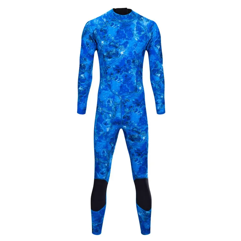 3mm Men Scuba Diving Snorkeling Wetsuit Surfing Swimming Back Zip Full Suit