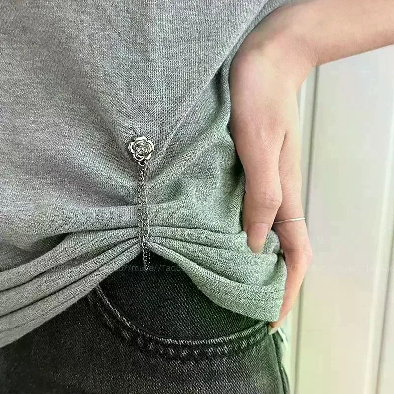 4Pcs Magnetic Chain Buckle - Adjustable Clothing Entrapment Magnetic Closure, Suitable For Pants, Dresses, Jackets - Clothing