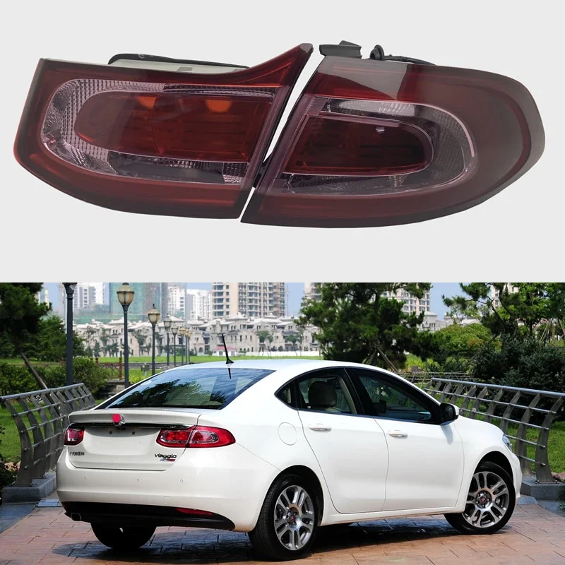 

For Fiat viaggio 2012-2017 car accsesories Tail Light Assembly Reversing lamp Turn Light Brake Light Replace original Tail lamp