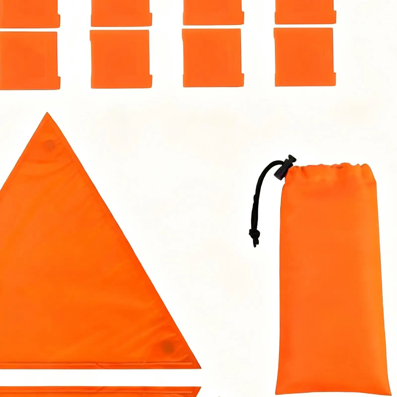 

Blaze Orange Blind Cover Cover With 12-Button 4 Pieces Portable Ground Blind Tops For Tent Backpack Outdoor Running Cycling