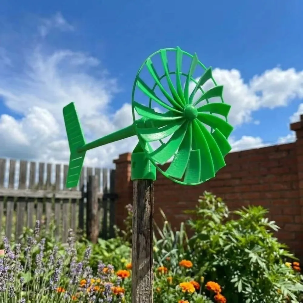 3D Printed Wind Stable Spinner Weather Resistant with A Wind Vane Garden Wind Spinner Outdoor Wind Vane Decor Garden Yard Decor