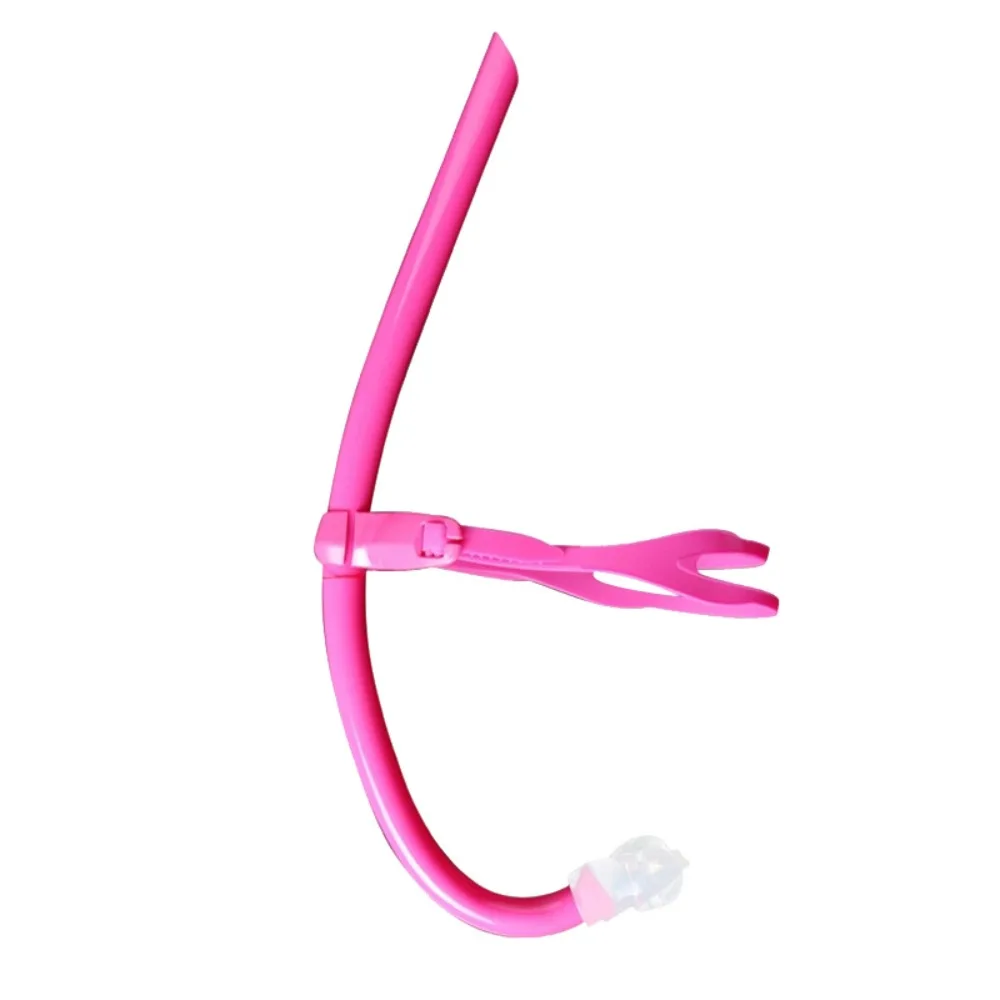 

Diving Equipment Silicone Front Swimmer Snorkel Adjustable Comfortable Swim Training Snorkel Silicone Soft Diving Snorkel Kid