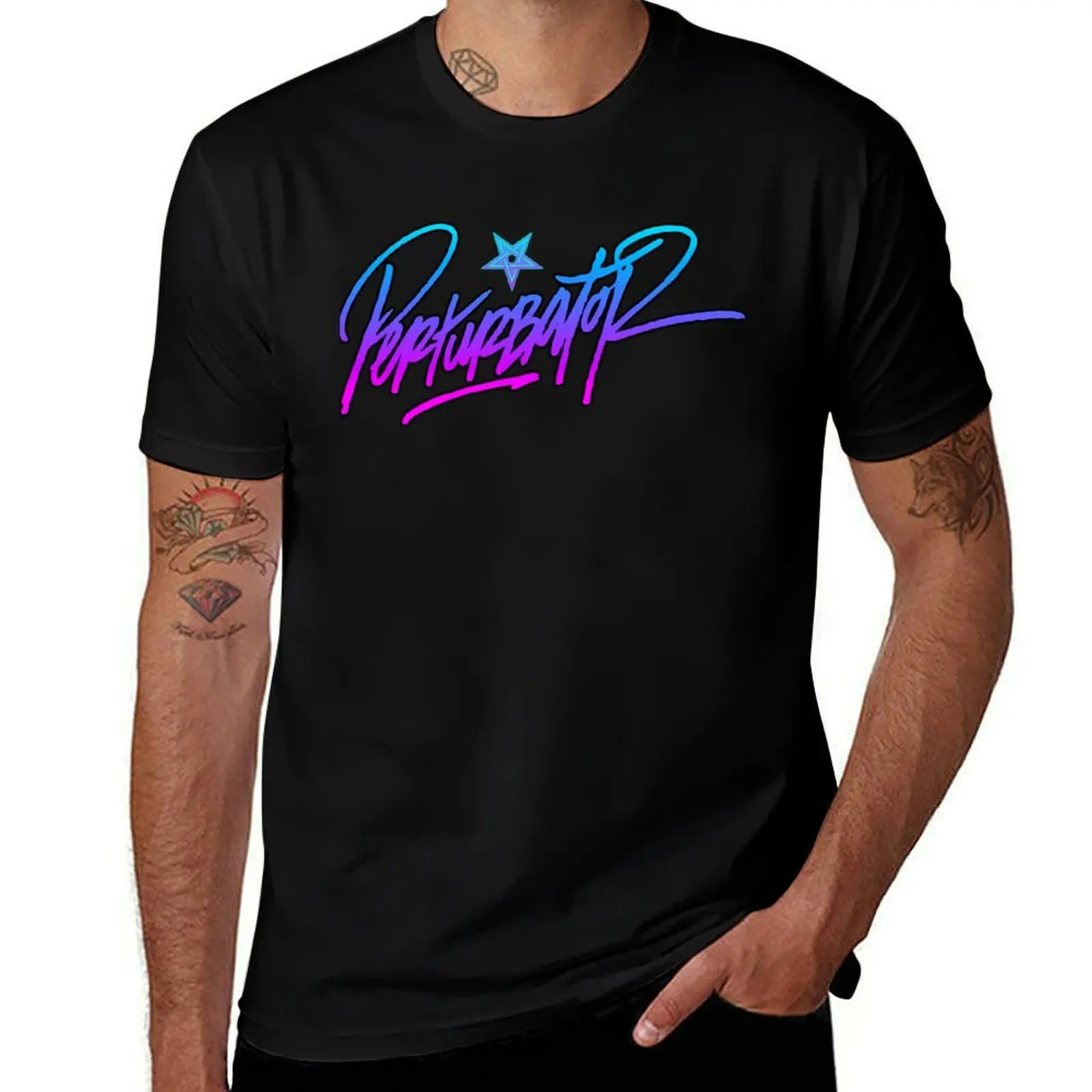 

man T-Shirt Perturbator men cotton funny for g man shirts shirts t for humor dark t shirts t