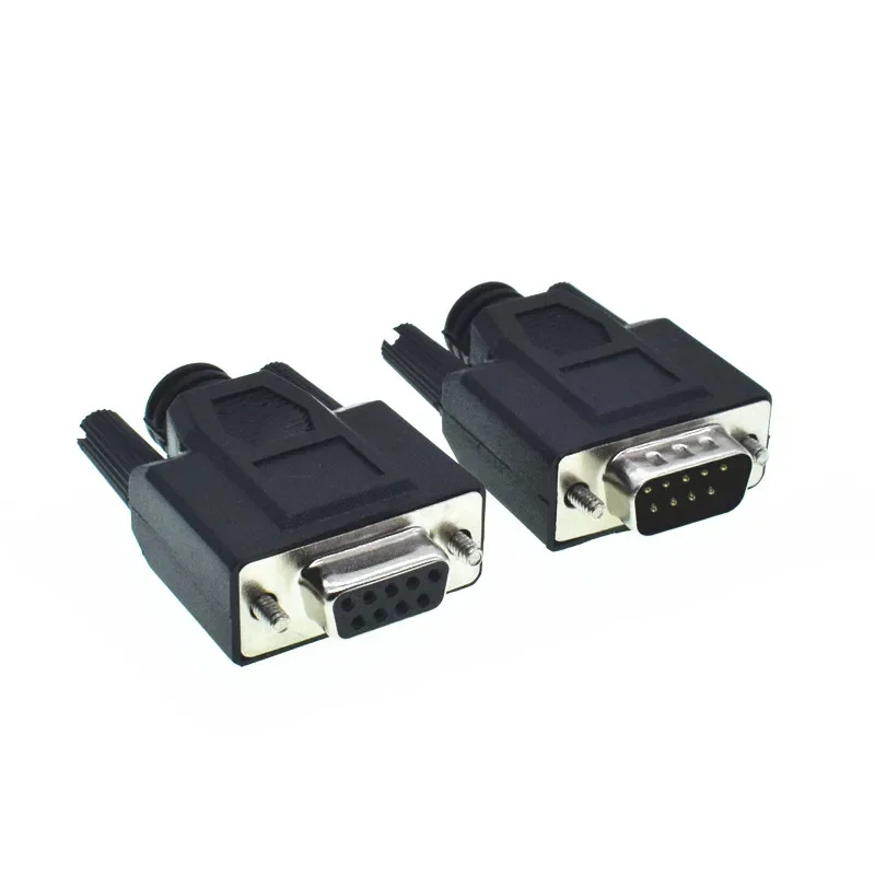 New 9PIN D-SUB Connector DB9 Female/Male RS232 Solderless Connectors