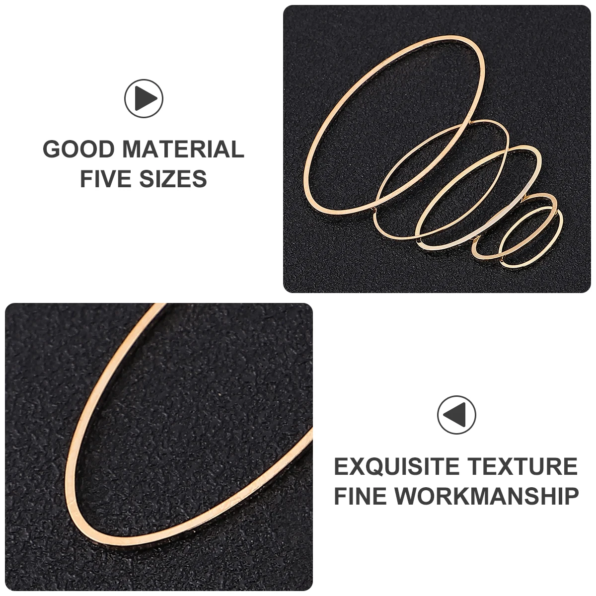 

50 Pcs Geometric Earring Pendant Copper DIY Kits Jewelry Making Supplies Charm Necklace Bracelet Project Accessories