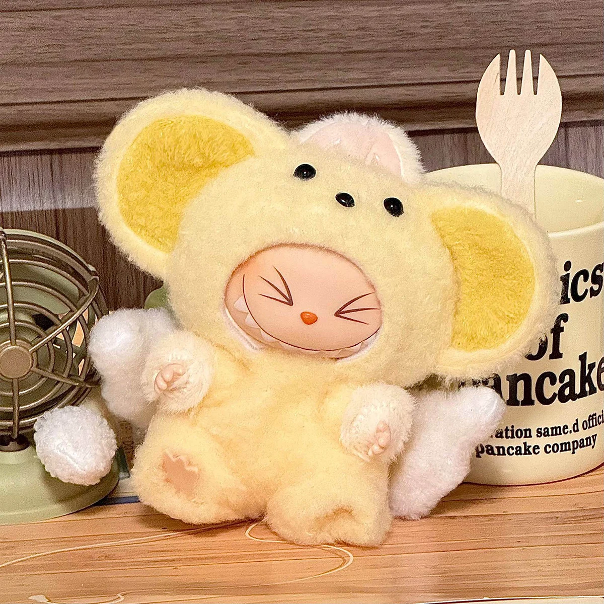 لطيف دمية صغيرة الزي الملابس مجموعة ل 15/17 سنتيمتر Labubu قلادة فستان الديكور دمى اكسسوارات دمية البدلة هدية