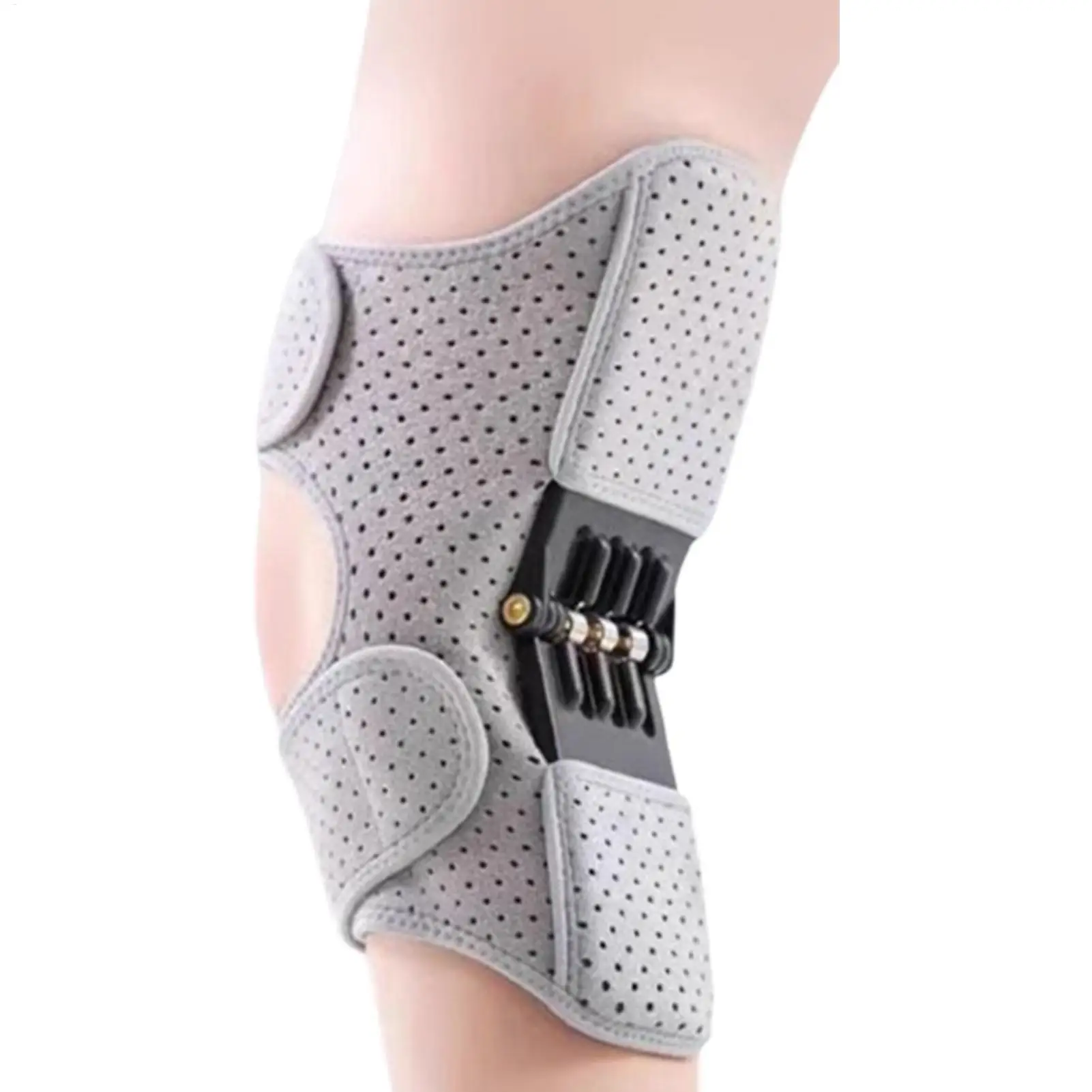 Knee Assistive Device Breathable Knee Stabilizer Braces Adjustable Spring-Powered Joint Support For Climbing Stairs Elderly Walk