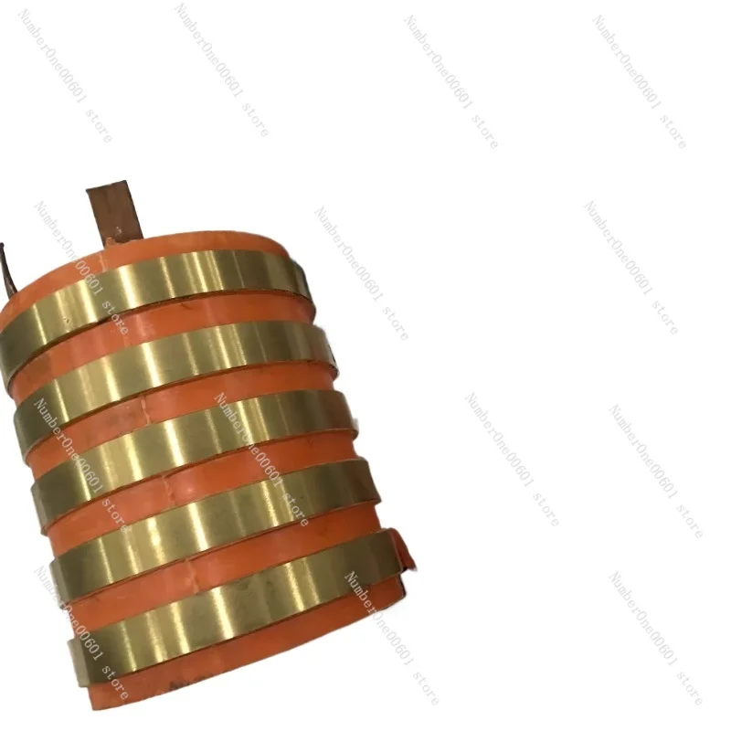 

Collector ring, conductive slip ring, copper ring 5 ways, inner diameter 60 65 70 75 80 85 90 outer diameter 140 high 160