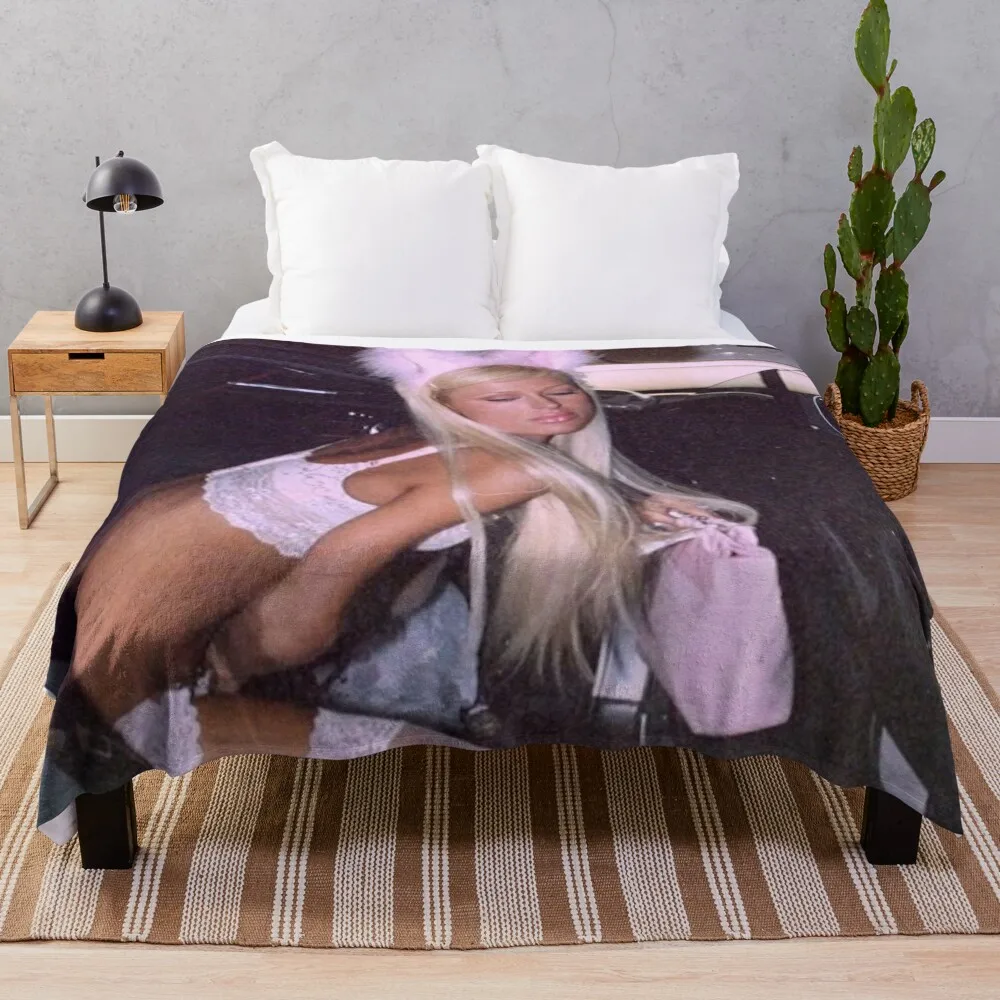 Bunny Paris Hilton Throw Blanket Giant Sofa Blanket blankets and blankets Luxury St Blanket blankets for winter