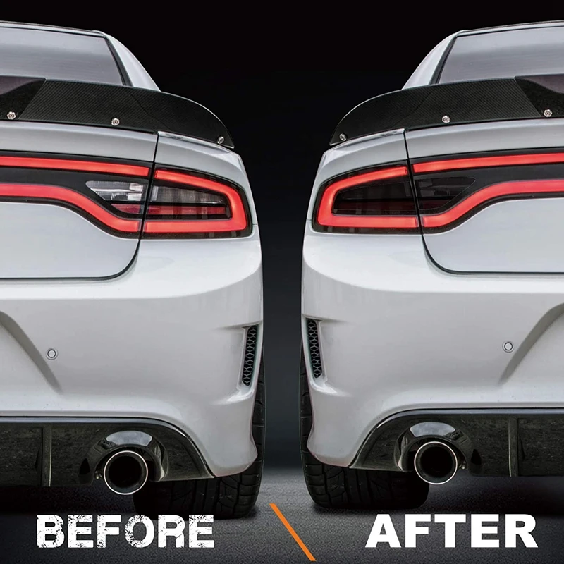 Zestaw odcień światła dymu samochodowego dla Dodge Charger 2015-2020