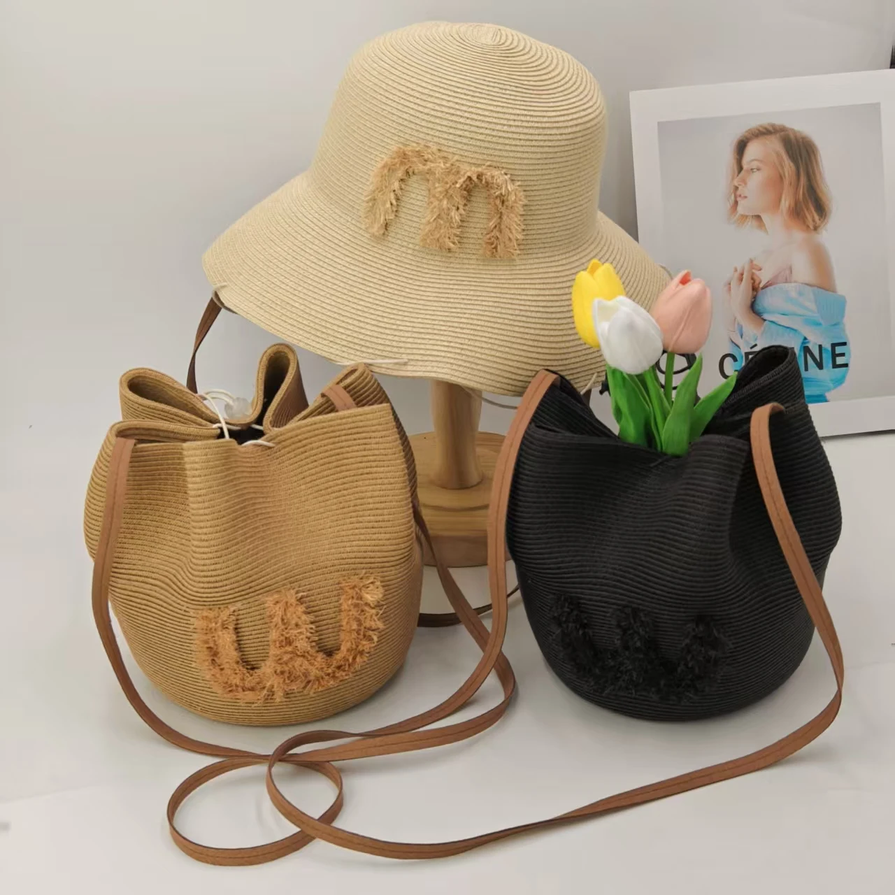 

Buckle sun protection hat, adjustable small bag, versatile basin hat, fisherman hat, beach vacation hat, children's hat