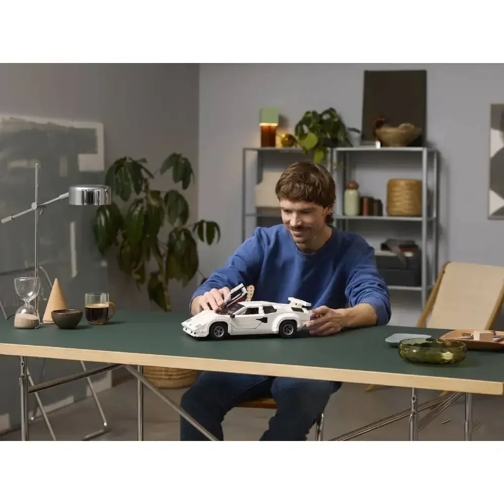 2025 NEW 10337 Countach 5000 QV Building Blocks Super Racing Car Model Classic Collection Bricks Cars Toys Boy Christmas Gift