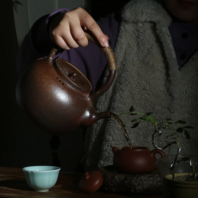 Kettle series, high temperature mud purple sand, firewood burning large-capacity carbon stove, electric ceramic stove tea maker
