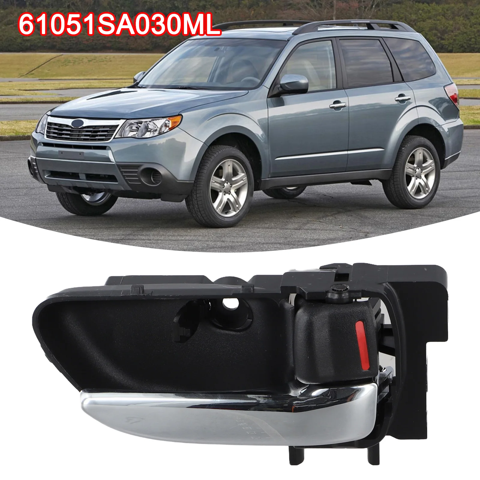 

Car Interior Door Handle Plastic Front Left Right For Forester 2003 2004 2005 2006 2007 2008 61051SA030ML 61051SA031ML