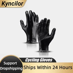 Kyncilor Men's Winter Gloves Cycling Gloves Velvet Leather Men Touch Screen Gloves For Sports Thermal Climbing Bycicle Gloves