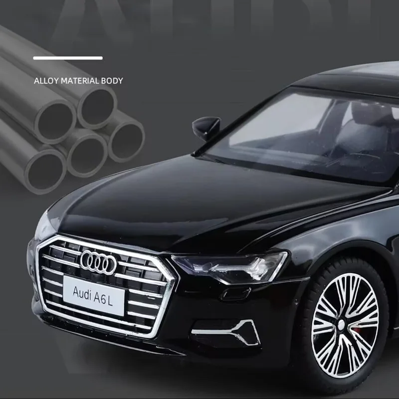 1:24 2025 AUDI A6 Alloy Car Model Diecast & Toy Metal Vehicle Car