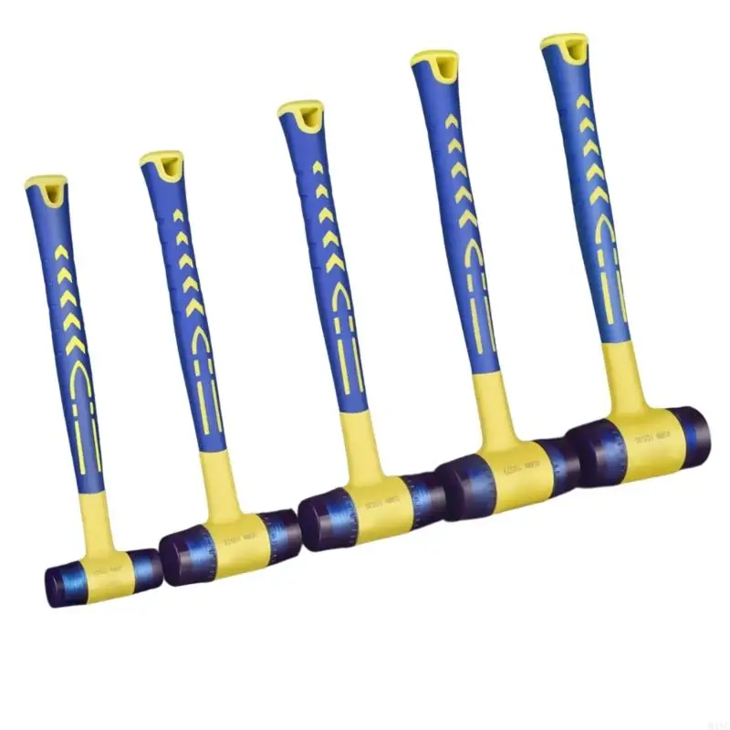 

M4YC Professional Multifunctional Ionsulation Double Face Резиновый молот с пластиковым покрытием для кожи DIY Handheld Tool