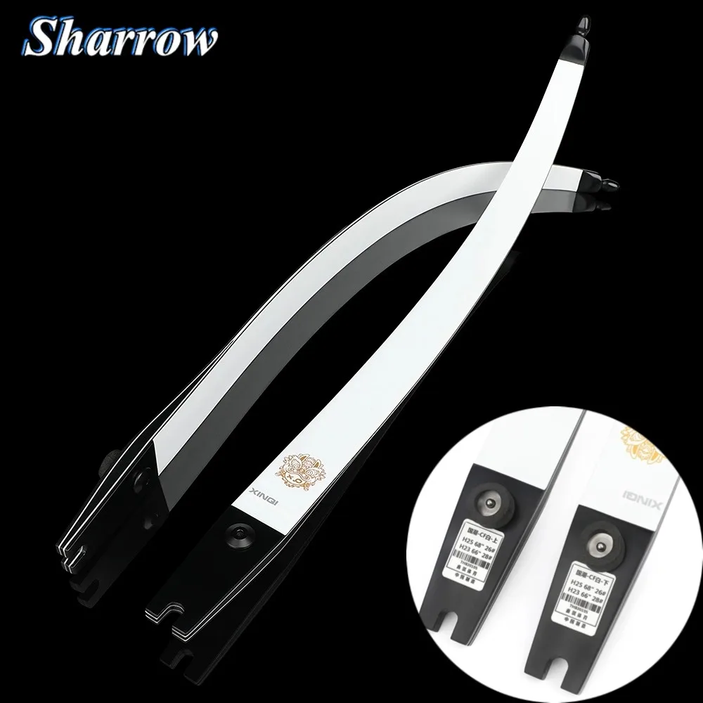 

H25-66/68/70inch Archery Bow Limbs Wood ILF Interface 16-32lbs for Takedown Competition Recurve Bow Shooting Hunting Accessories