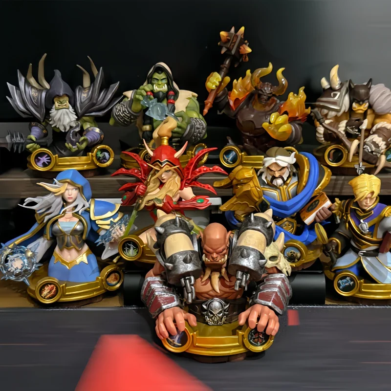 

Коллекционная фигурка Popmart Blind Box: Серия Hearthstone Tavern Legend – Модный декор для рабочего стола, подарок-сюрприз для детей