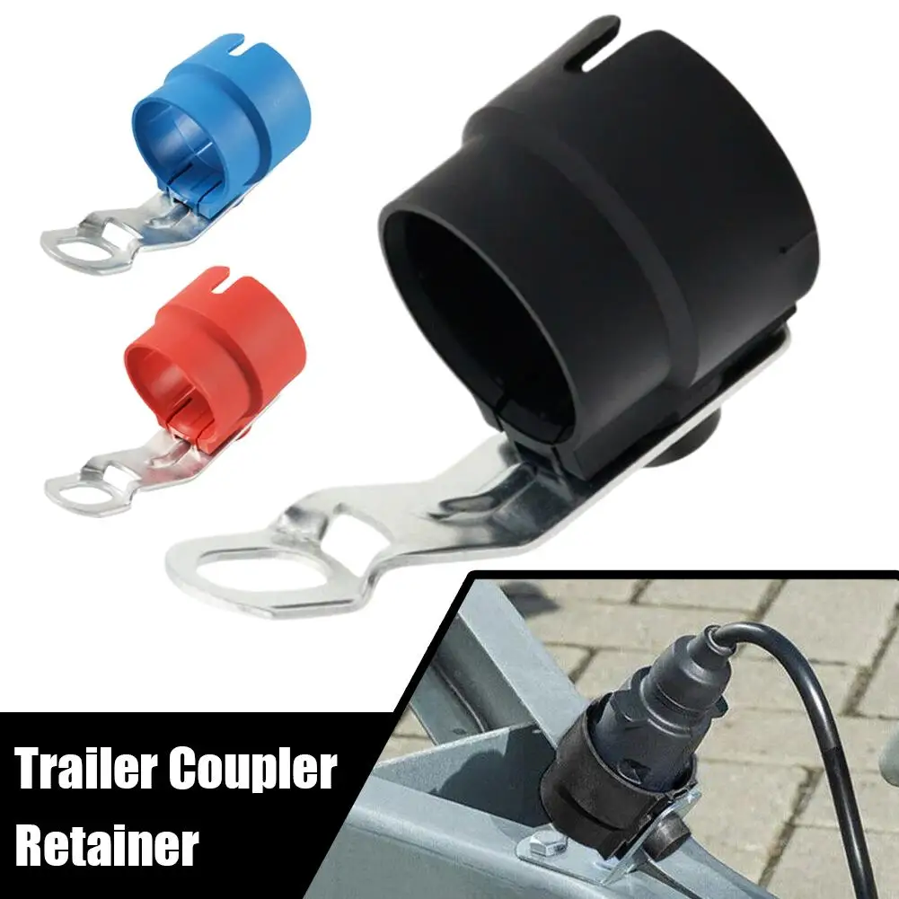 Round Parking Cover Trailer Plug Holder Trailer Connector for 7 /13 Pin Trailer Plugs Adapter Caravan Car Truck Accessories