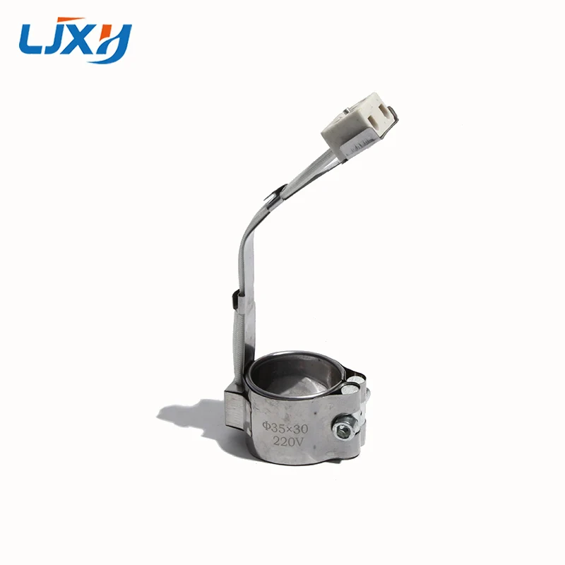 LJXH Stainless Steel Band Heater Inner Dia.25mm Heating Element for Extruder Parts Replacements 60W/70W/80W Height 25/30/35mm