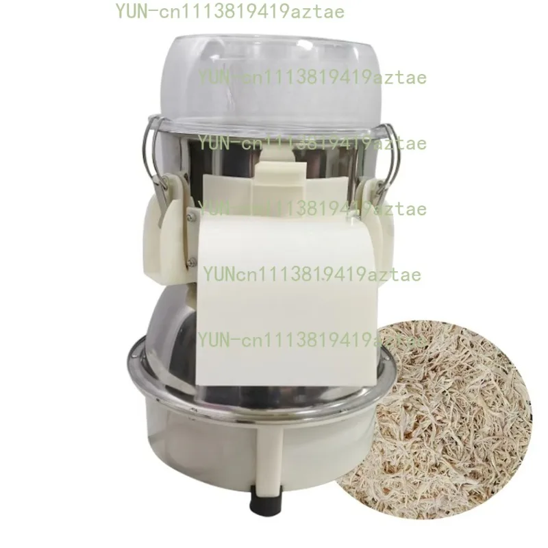 Commercial Chopper Shredder Machine, Chicken Breast Processing Equipment for Shredding Meat & Golden Ear Mushroom