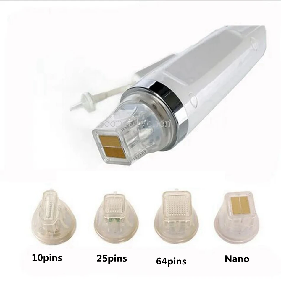 Fractional RF Cartridge Accessory 10/25/64 Pins Nano  Disposable Gold Plated Micro Chip Consumable For Tattoo