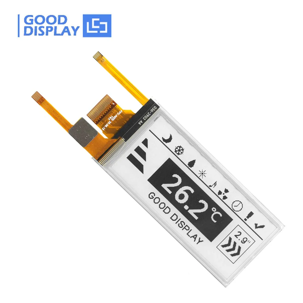 2.9-Inch Touchscreen ePaper with Frontlight for Crystal-Clear and Interactive Viewing, GDEY029T94-FT01