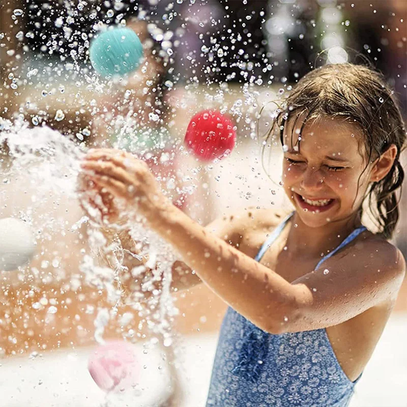 Bambini estate pistola ad acqua giocattoli sfera d'acqua Soft sport all'aria aperta squadra interattiva spiaggia piscina attività puntelli riutilizzare TMZ