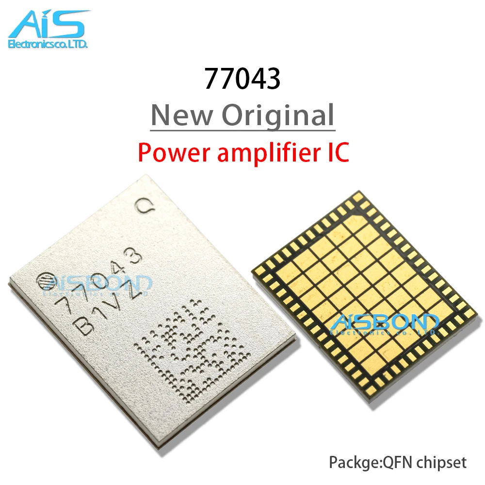 2pcs/lot New Oriignal QM77043TR13 QM77043 77043 PA IC For Mobile phone Power Amplifier IC 4G Signal Module Chip