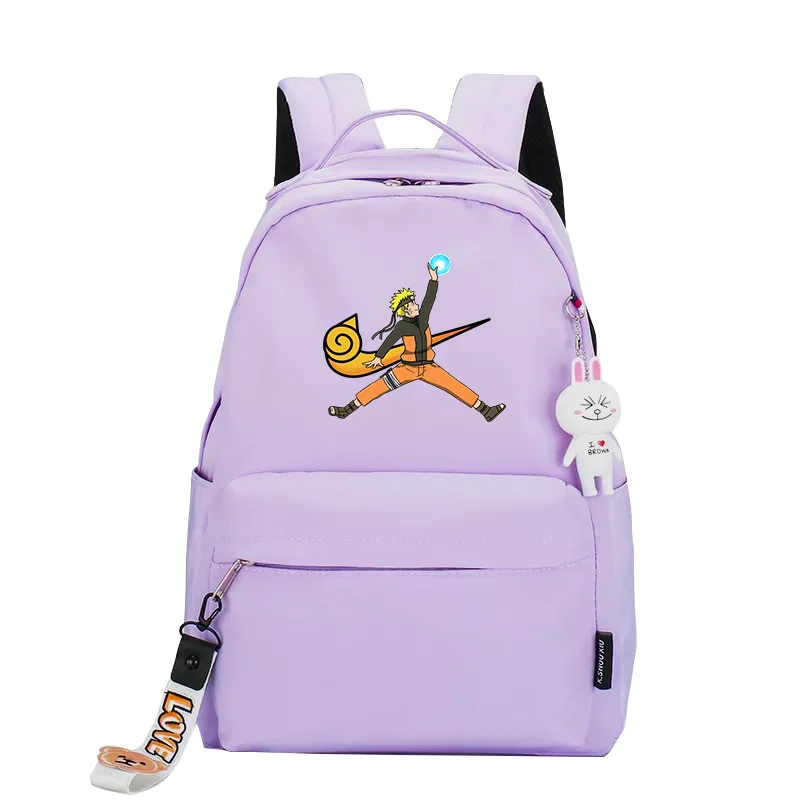 Naruto New Cartoon Student Schoolbag Large Capacity Casual and Lightweight Shoulder Pad Waterproof Stain Resistant Backpack