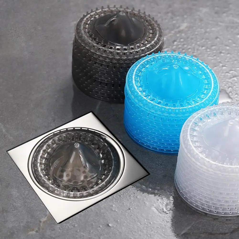 Shower Drain 20pcs Floor Drain Covers Hair Stoppers for Bathroom Kitchen Sinks Easy Installation Berg Design Drain Solutions