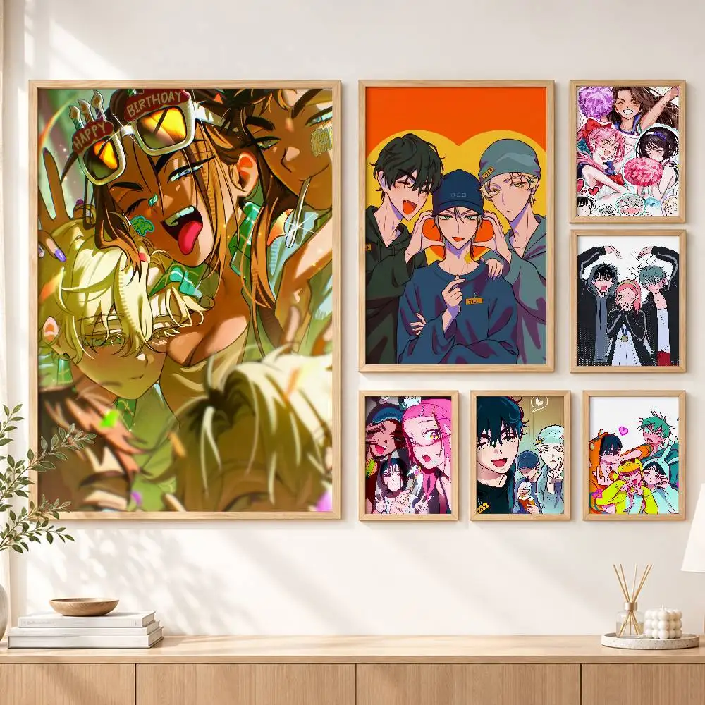 Cool A-Alien S-Stage Anime CharacterS Customizable HD Self Adhesive Waterproof Wall Art Poster