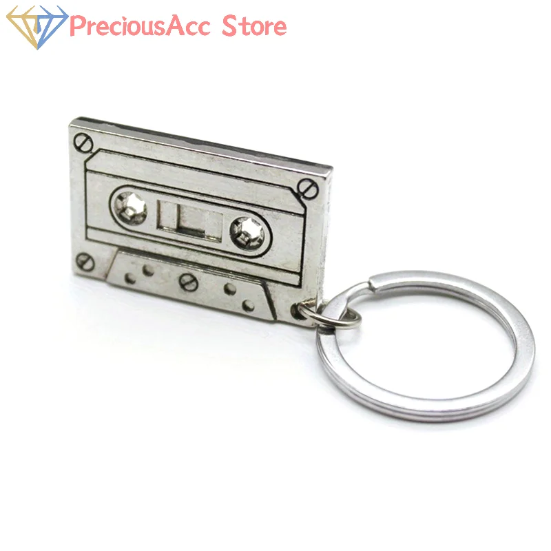 1/2 Stück Vintage Audiotape Schlüsselanhänger Hipster Coole Persönlichkeit Cooler Stil Paar Hip Hop Punk Schlüsselanhänger Anhänger Schmuck