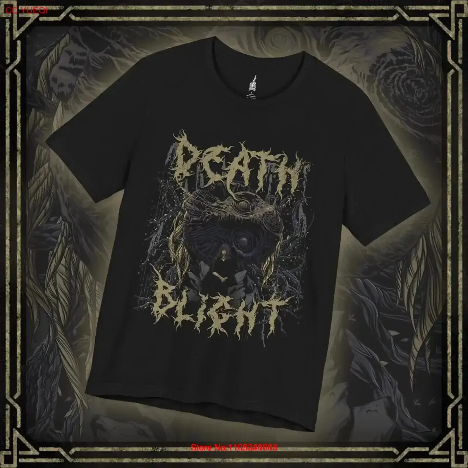 Drippy Souls Godwyn Death Blight T Shirt vintage Washed Stretched Breathable Soft homme graphic Stylish streetwear vintage