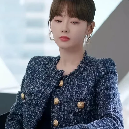 샤넬 스타일 외투 여성용 짧은 외투 샤넬 스타일 작은 사이즈 고급스러움 세련된 느낌 세트 드레스 여자 외투