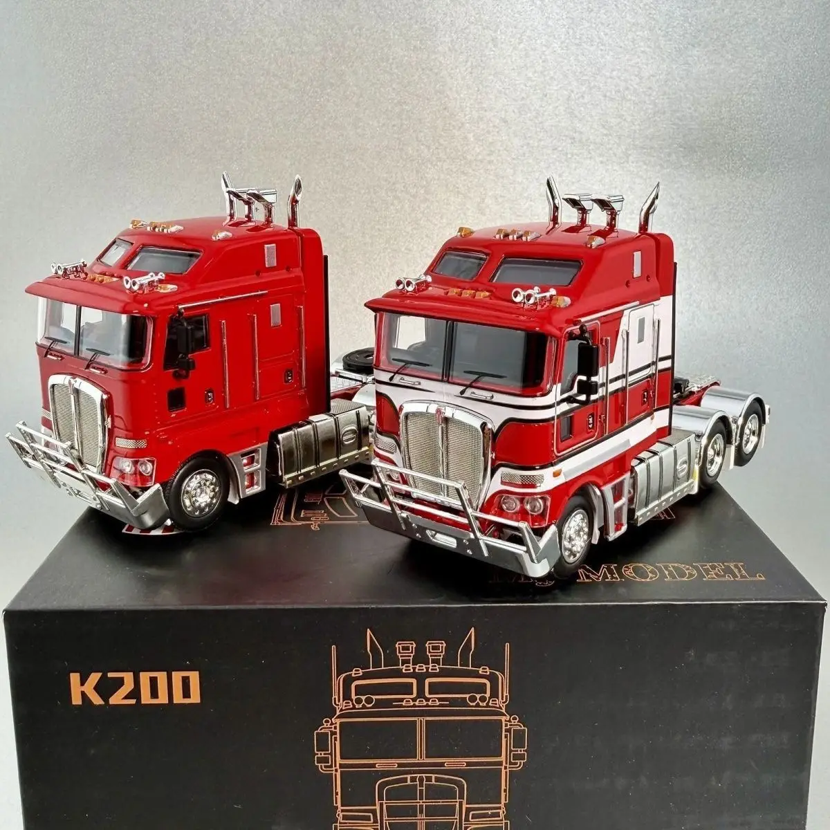 504-030 EXCLUSIVE 1/32 ケンワース K200 レッド 1:64 Scale Mj Kenworth K200 Transformers G1 Us Truck Tractor