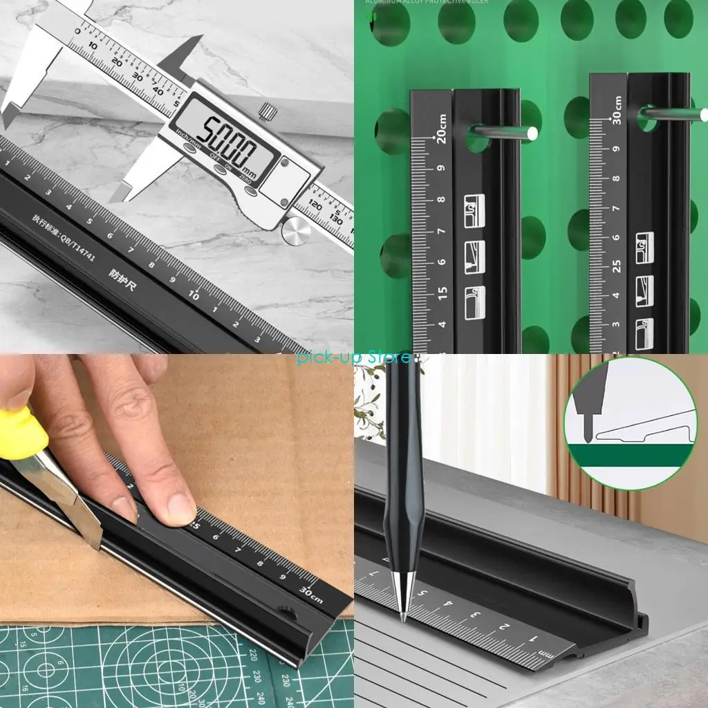 

Сверхмощная линейка из алюминиевого сплава К5ВА для инженерного чертежа класса офиса