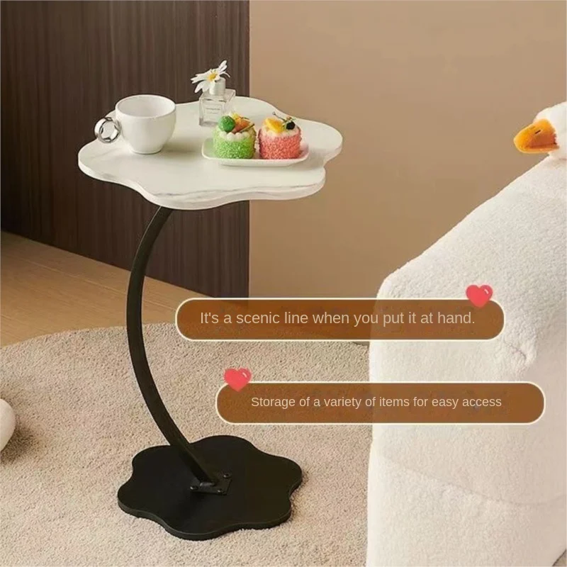 

Joylive Cream Style Cloud Tea Table Living Room Movable Sofa Corner Table Modern Minimalist Internet Celebrity Small Tea Table