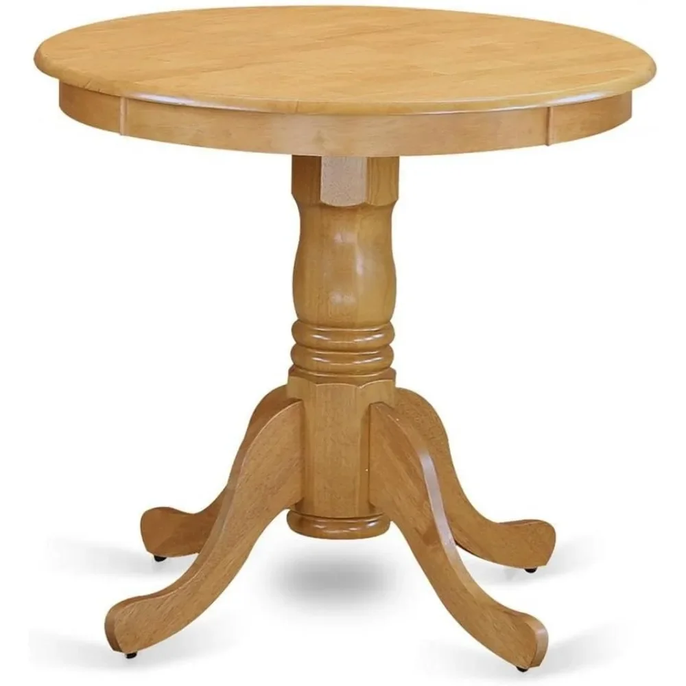 Table - a Round Dining Table Top with Pedestal Base, 30x30 Inch