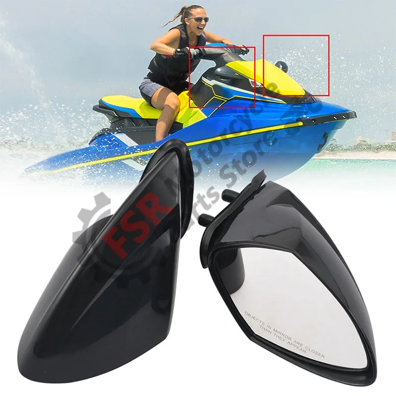 

1 pair of rear view mirrors VXR/FS motorboat modification accessories reflector mirror suitable for jet skis