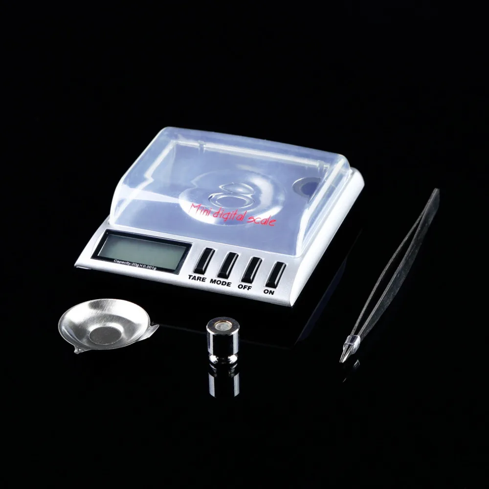 0.001g 20g Digital Milligram Gram Scale balance weight Diamond Jewelry tool  New