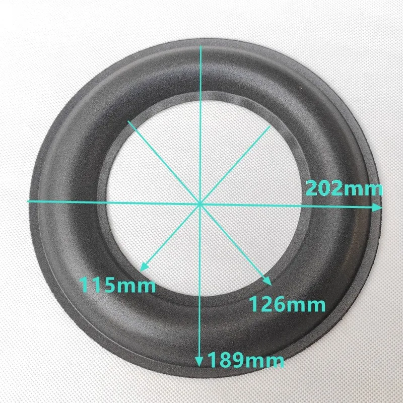 

2 шт., 8-дюймовый динамик, сабвуфер, пенопластовый ремонтный комплект круглой формы для аудиодинамика, Hi-Fi, домашний кинотеатр