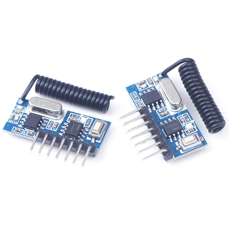 1 Buah RX480E 433Mhz Penerima RF Modul Dekoder Kode Pembelajaran 433 Mhz Output 4CH Nirkabel untuk Pengkodean Remote Control