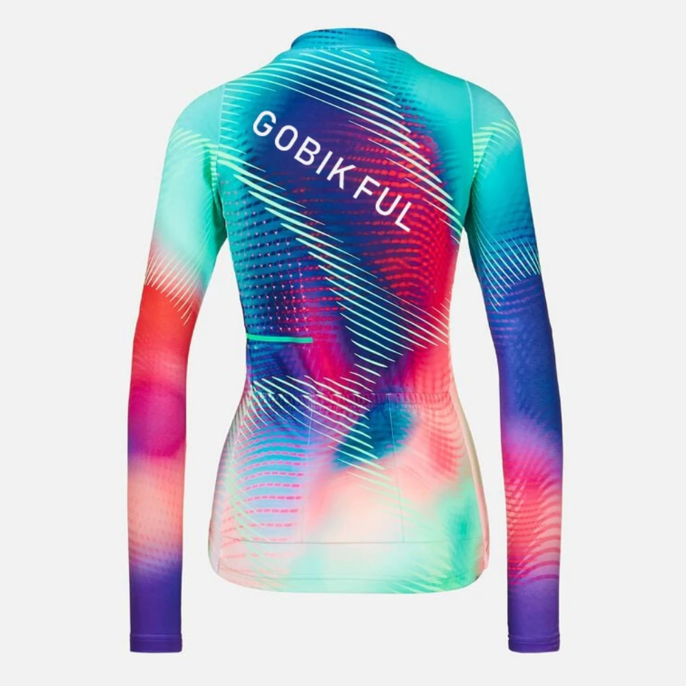 GOBIKFUL High Quality Pro Cycling Jersey Men Woman Breathable Bicycle Clothing Team Road MTB Bike High-end Simple Long Sleeve