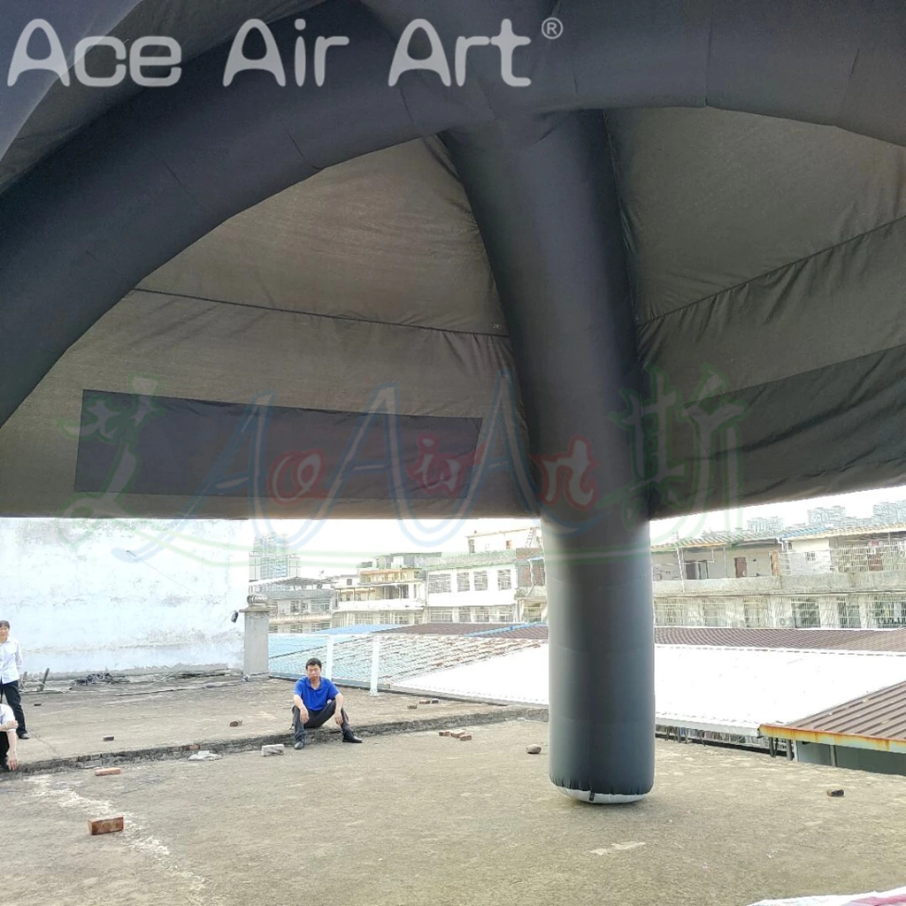 Barraca inflável exterior da abóbada do aranha da impressão do logotipo personalizado para a venda promocional