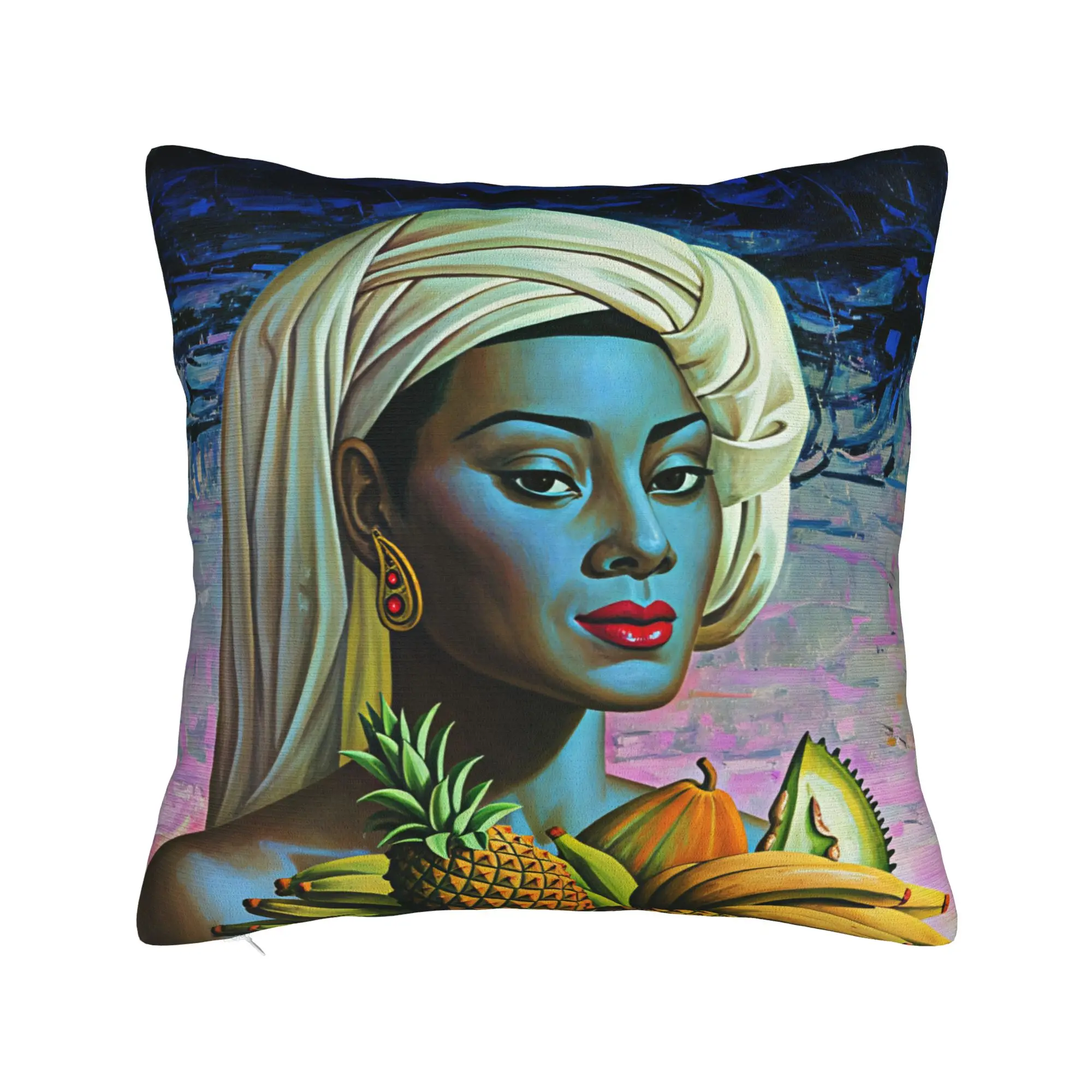 Miss Wong Vladimir Tretchikoff Pillow Case  Comfy Pillow Cover Morden Cushion Cover For Sofa Couch Bed Living Room