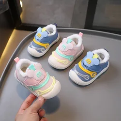 zapatillas Velvet Baby Walking Shoes Winter New Anti Slip Boy Sports Shoes Warm Girl Casual Shoe Soft Soled Baby Shoes Newborn