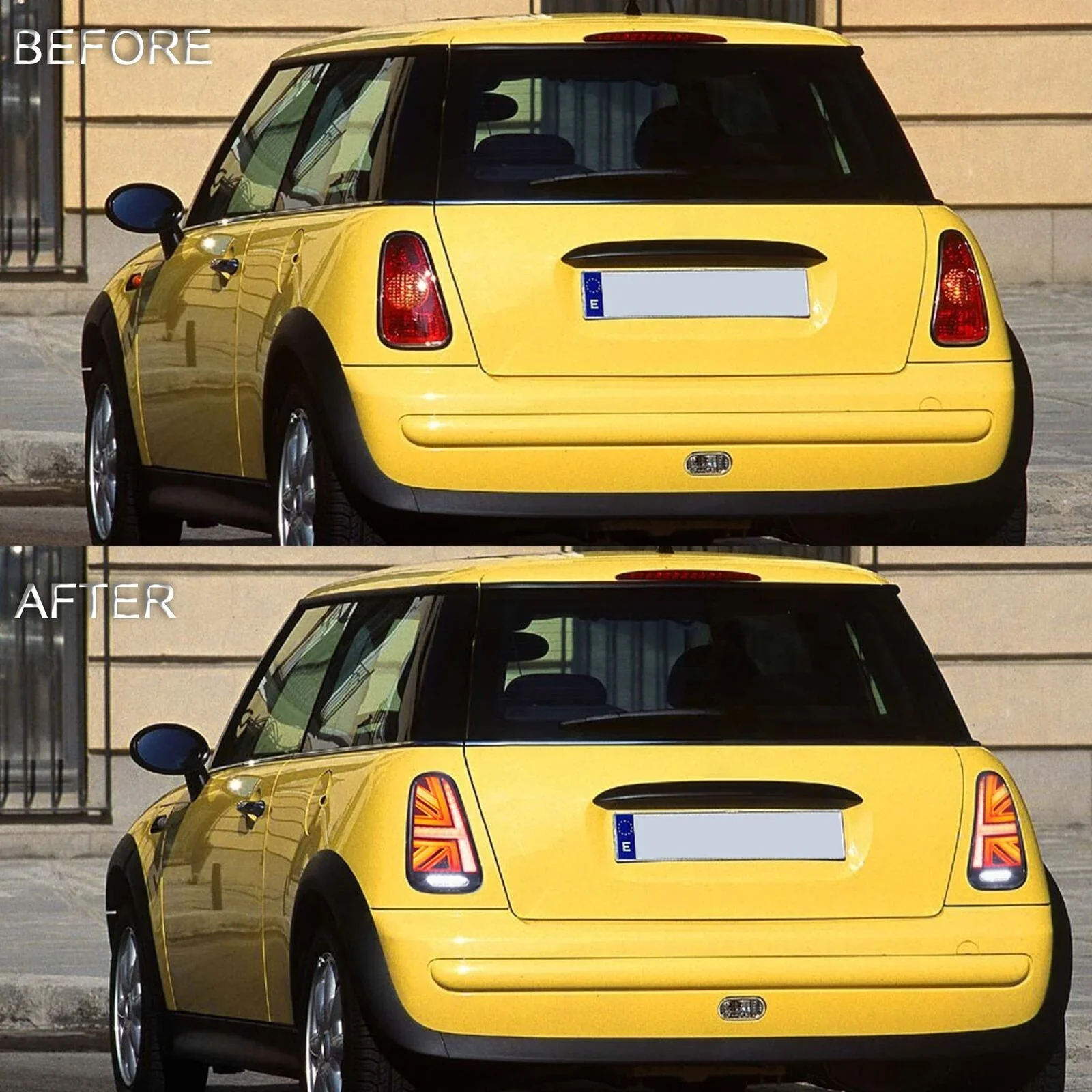 Suitable for First Generation Mini Cooper Rear LED Brake Tail Lamp, Original Plug and Play Installation Requires