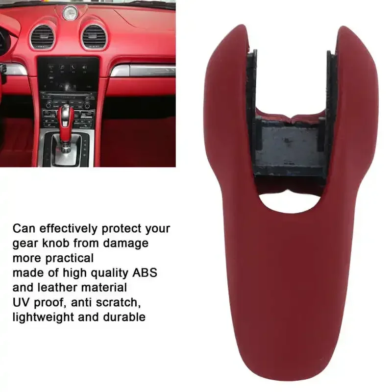 For Porsche Panamera 718 911 Boxster Cayman Car Interior Accessory Gear Shift Knob Cover Trim Car Interior Accessory Replacement